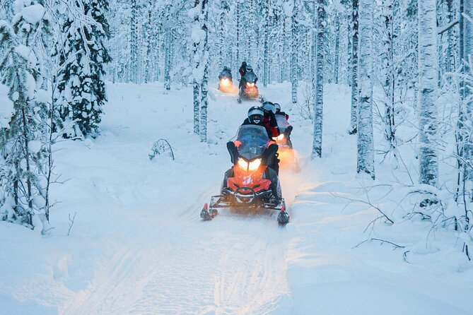 Small-Group Snowmobile Experience in Rovaniemi - Pickup and mobile ticket, then gear up for real winter