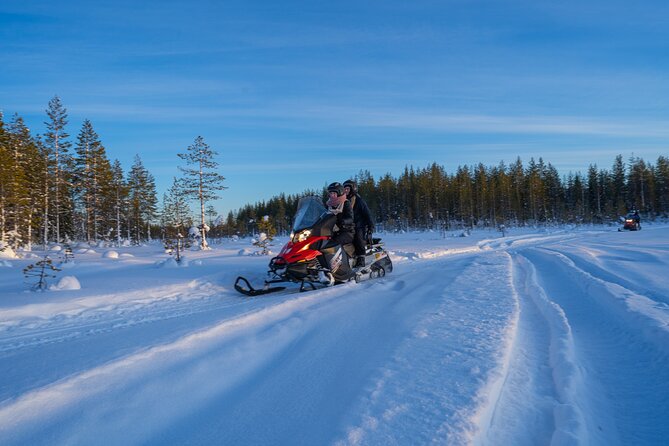 Small-Group Snowmobile Experience in Rovaniemi - Bonfire warmth with sausages and warm juice