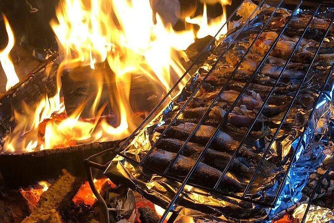 Snowmobile and Ice Fishing Experience - Arctic BBQ lunch and bonfire warmth between snow and ice
