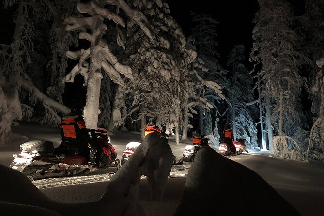 Snowmobile Safari to Search for the Northern Lights - What This 2-Hour Aurora Tour Feels Like at Night in Lapland