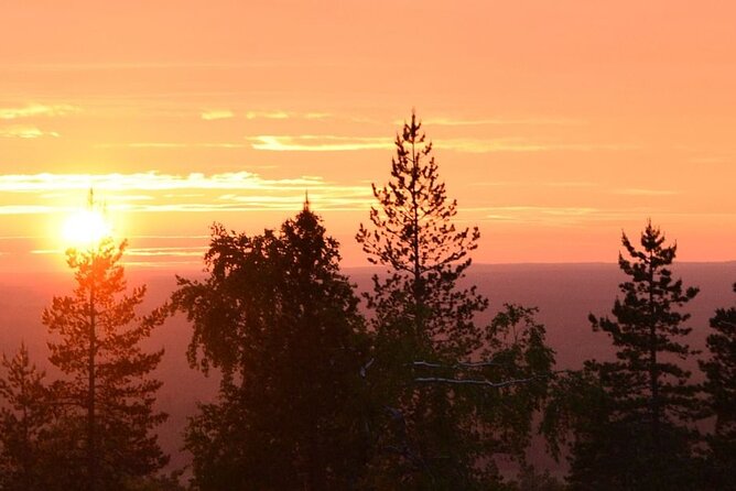 Sunset at the Arctic Circle - The Lappish tepee BBQ, open fire warmth, and what you learn