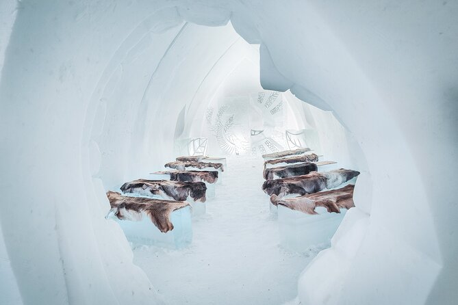Visiting package: Guided Tour at Arctic Snow Hotel - Yard fun with toboggans and kick sledges