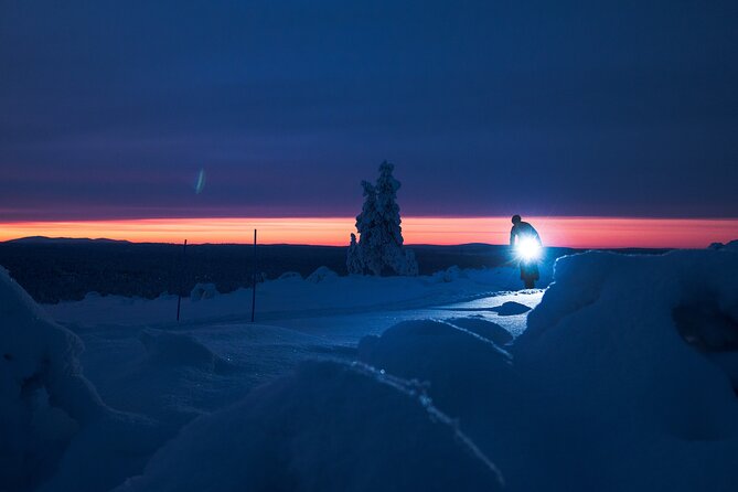Winter afternoon group Ride in Saariselkä - Stop 3: Moving Forward, Then Pausing for Photos