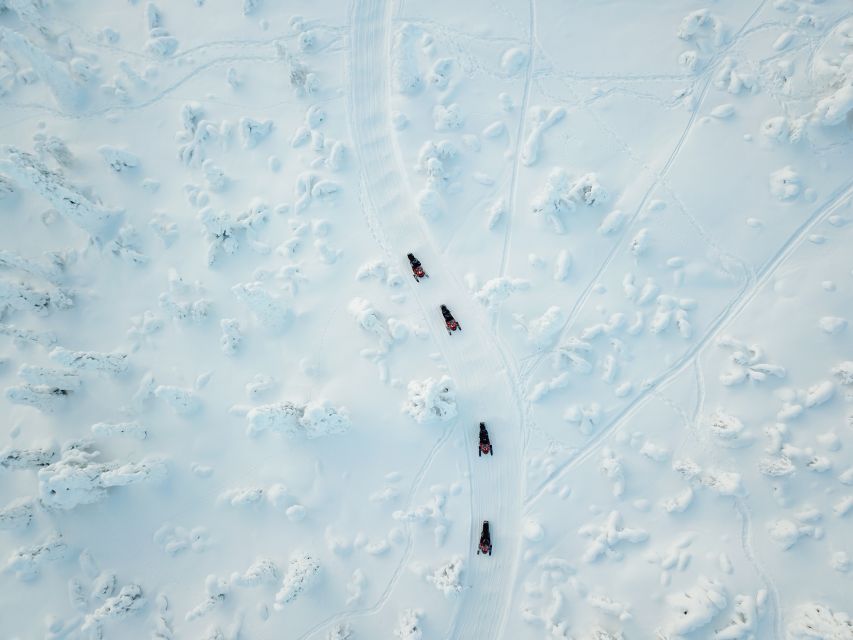 Ylläs: Snowmobile Adventure with Ice Fishing - Frozen Lake Ice Fishing Lesson: How the Day Really Works